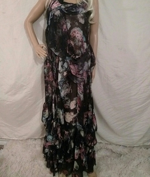 all saints long dress